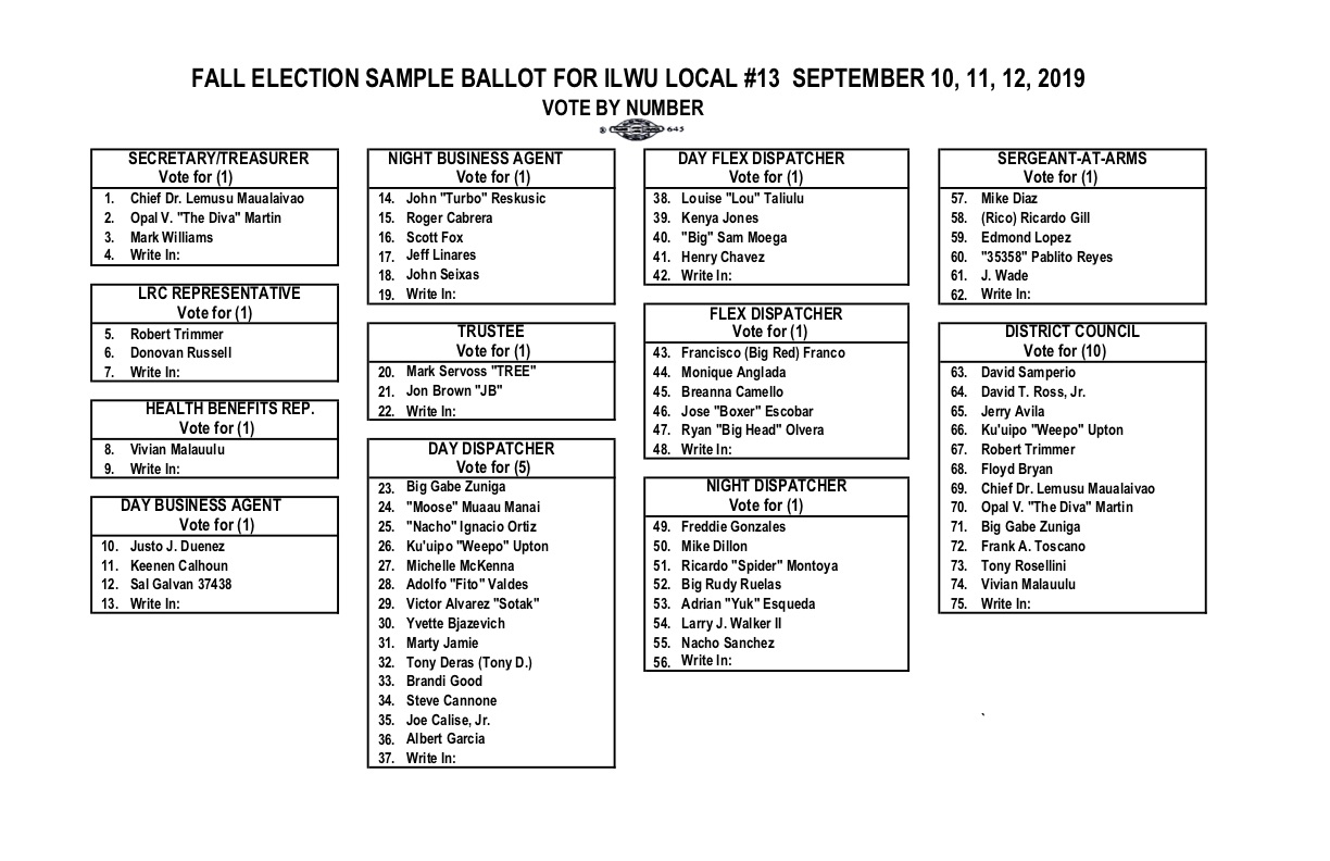 chestnuthill township pa sample ballot 2019
